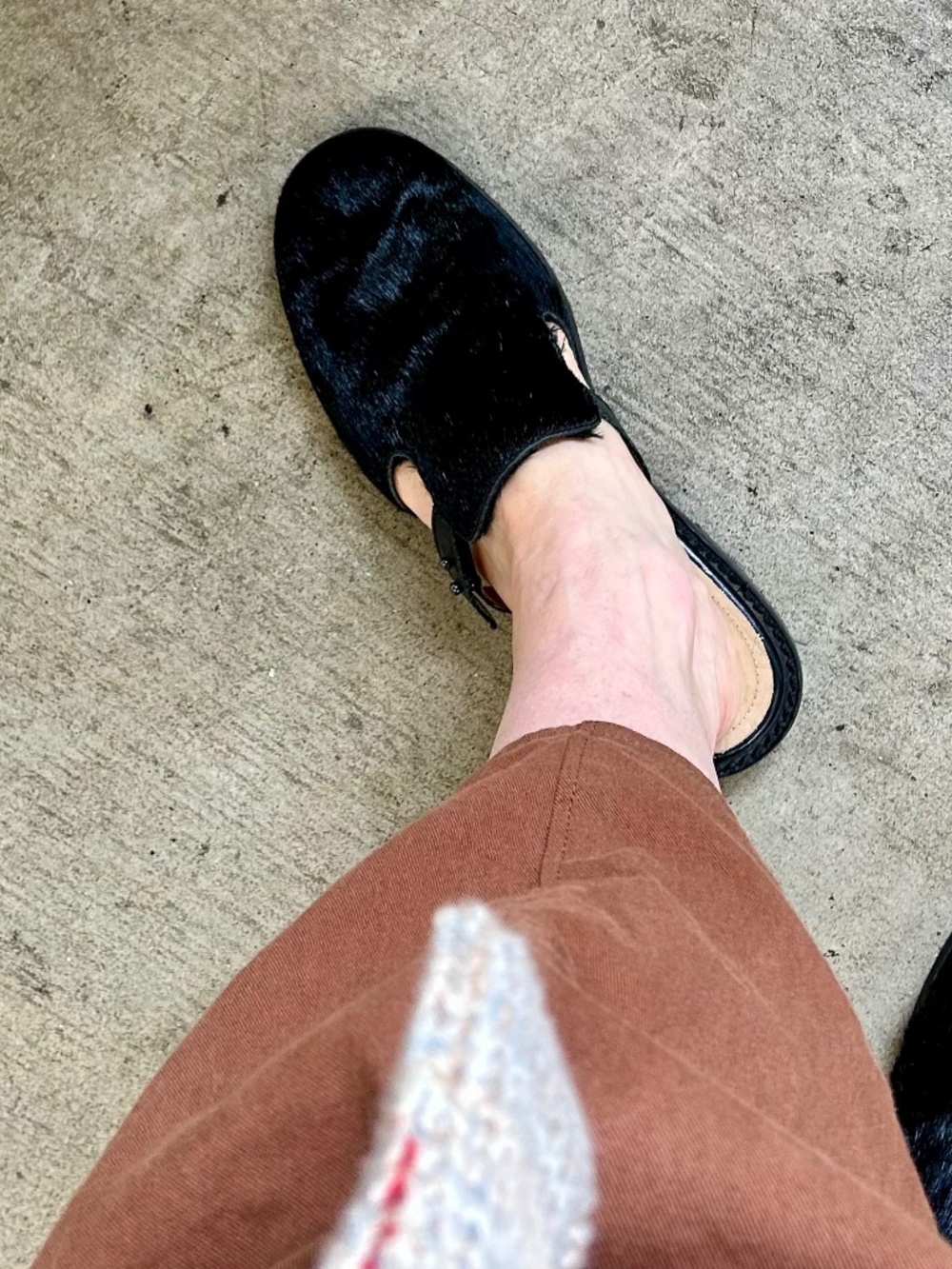 L'agence Pony Hair Mules